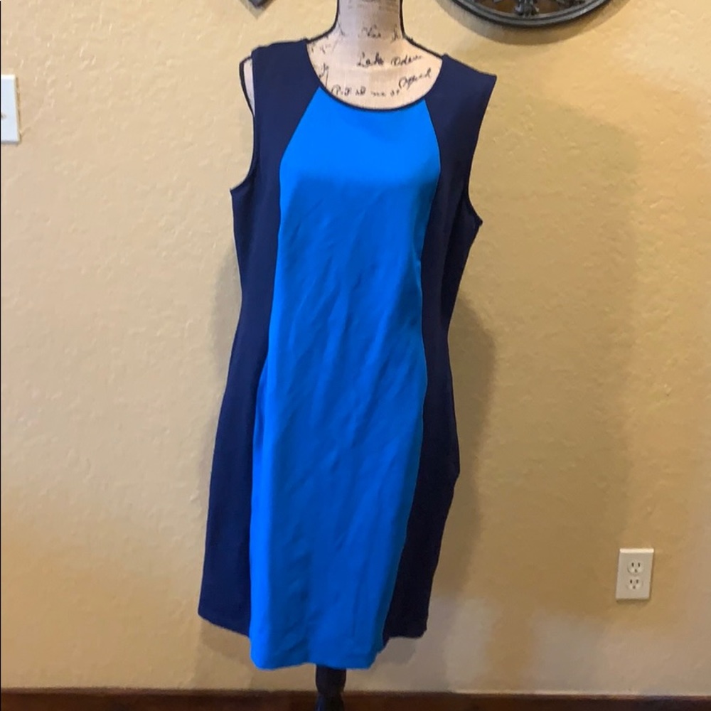 41 Hawthorn sheath, sleeveless, blue dress, XXL, NWT | offer in description